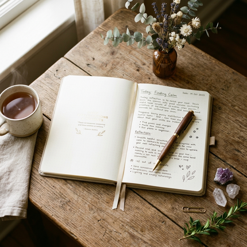 Journal and pen